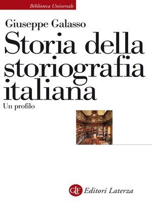 cover image of Storia della storiografia italiana
